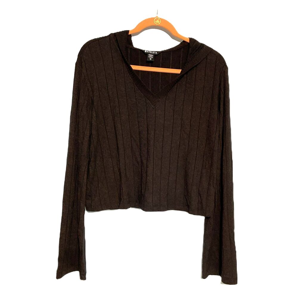 Athleta Harmony Pose Hoodie XS Women’s Mahogany Sweatshirt